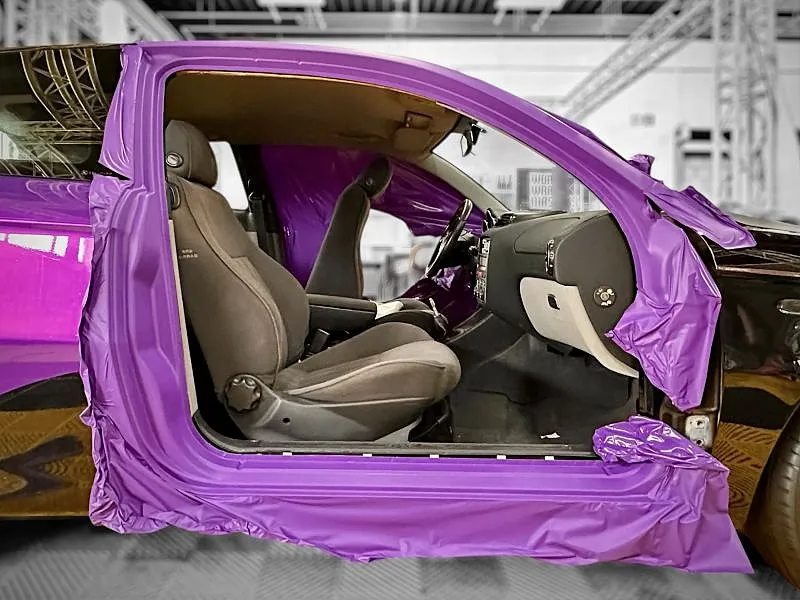 Carwrap Masterclass met focus op instap gewrapt voertuig